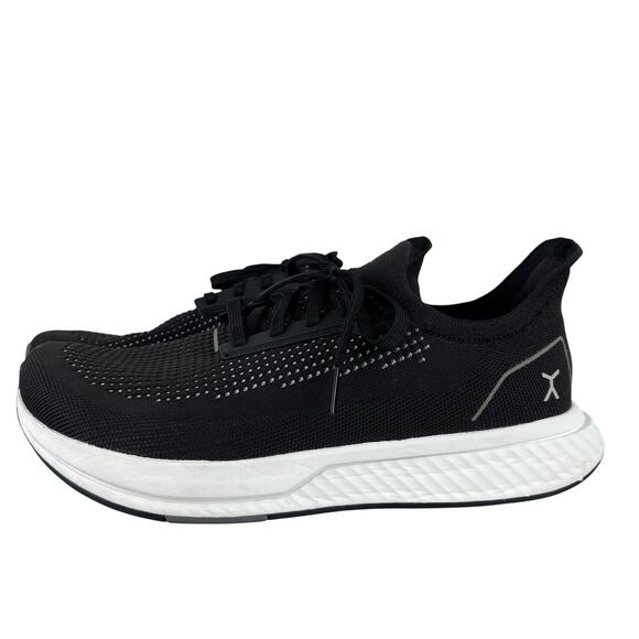 Men\'s FLUX Adapt Runner Wide Toe Box Knit Fabric Black Everyday Sneakers (9.5) main image 8